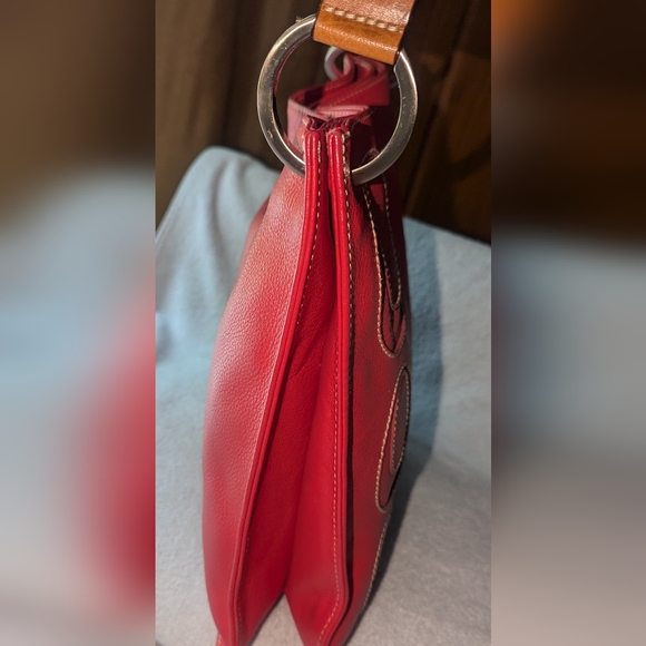 Luis Esteve red shoulder bag. - Picture 5 of 13